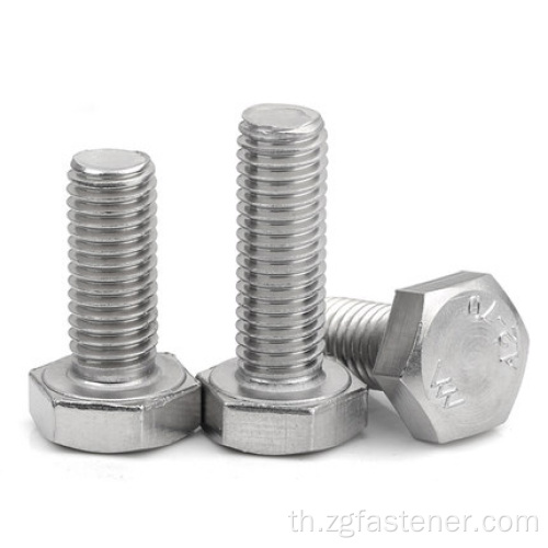 สแตนเลส 316 Hexagon Head Bolts DIN933